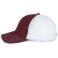 Gorra trucker KP238. Color borgoña claro/blanco.
