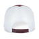 Gorra trucker KP238. Color borgoña claro/blanco.
