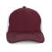 Gorra trucker KP238. Color borgoña claro/blanco.