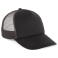Gorra trucker KP240. Color negro/gris oscuro.