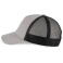 Gorra trucker KP240. Color gris ópalo/negro.