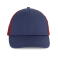 Gorra trucker KP240. Color índigo intenso/vino cabernet.