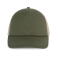 Gorra trucker KP240. Color verde trébol/arena beige.