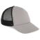 Gorra trucker KP240. Color gris ópalo/negro.