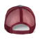 Gorra trucker KP240. Color gris tiburón/vino cabernet.
