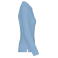 Polo de trabajo antibacteriano manga larga mujer WK277. Color sky blue.