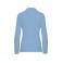 Polo de trabajo antibacteriano manga larga mujer WK277. Color sky blue.