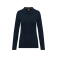 Polo de trabajo antibacteriano manga larga mujer WK277. Color navy.
