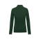 Polo de trabajo antibacteriano manga larga mujer WK277. Color forest green.