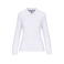 Polo de trabajo antibacteriano manga larga mujer WK277. Color white.