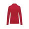 Polo de trabajo antibacteriano manga larga mujer WK277. Color red.