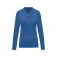 Polo de trabajo antibacteriano manga larga mujer WK277. Color light royal blue.