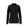 Polo de trabajo antibacteriano manga larga mujer WK277. Color black.
