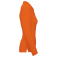 Polo de trabajo antibacteriano manga larga mujer WK277. Color orange.