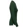 Polo de trabajo antibacteriano manga larga mujer WK277. Color forest green.
