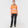 Camiseta alta visibilidad reciclada unisex WK360. .