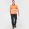 Camiseta alta visibilidad reciclada unisex WK360. .