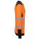 Camiseta alta visibilidad manga larga reciclada unisex WK361. Color hi viz orange/navy.