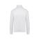Sudadera de trabajo con cremallera unisex WK406. Color white.