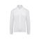 Sudadera de trabajo con cremallera unisex WK406. Color white.
