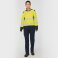 Sudadera alta visibilidad reciclada unisex WK420. .