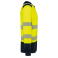 Sudadera alta visibilidad reciclada unisex WK420. Color hi viz yellow/navy.
