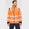 Chaqueta softshell alta visibilidad mangas removibles reciclada unisex WK460. .