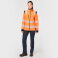 Chaqueta softshell alta visibilidad mangas removibles reciclada unisex WK460. .
