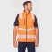 Chaqueta softshell alta visibilidad mangas removibles reciclada unisex WK460. .