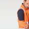 Chaqueta softshell alta visibilidad mangas removibles reciclada unisex WK460. .