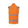 Chaqueta softshell alta visibilidad mangas removibles reciclada unisex WK460. Color hi viz orange/navy.