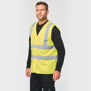 Chaleco alta visibilidad ligero unisex WK616