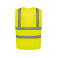 Chaleco alta visibilidad ligero unisex WK616. Color hi viz yellow.