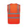 Chaleco alta visibilidad ligero unisex WK616. Color hi viz orange.