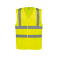 Chaleco alta visibilidad ligero unisex WK616. Color hi viz yellow.