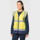 Chaleco alta visibilidad multibolsillos reciclado unisex WK618. .