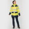 Parka alta visibilidad 4 en 1 reciclada unisex WK660. .