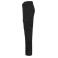 Pantalón de trabajo stretch unisex WK709. Color black.