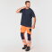 Pantalón alta visibilidad multibolsillos reciclado unisex WK760. .