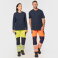 Pantalón alta visibilidad multibolsillos reciclado unisex WK760. .