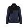Chaqueta combinada reciclada hombre WK9108. Color navy melange/black.
