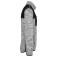 Chaqueta combinada reciclada hombre WK9108. Color light grey melange/black.