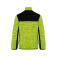 Chaqueta combinada reciclada hombre WK9108. Color fluorescent yellow melange/black.