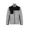 Chaqueta combinada reciclada hombre WK9108. Color light grey melange/black.
