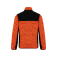 Chaqueta combinada reciclada hombre WK9108. Color fluorescent orange melange/black.