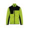 Chaqueta combinada reciclada hombre WK9108. Color fluorescent yellow melange/black.