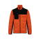Chaqueta combinada reciclada hombre WK9108. Color fluorescent orange melange/black.