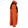 Chaqueta combinada reciclada hombre WK9108. Color fluorescent orange melange/black.