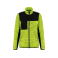 Chaqueta combinada reciclada mujer WK9109. Color fluorescent yellow melange/black.