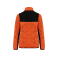 Chaqueta combinada reciclada mujer WK9109. Color fluorescent orange melange/black.
